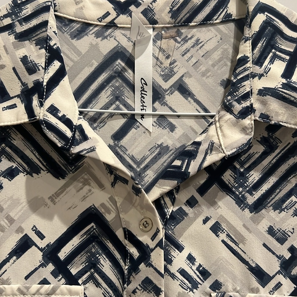 NY Collection Classic Shirt Dress - Picture 6 of 10